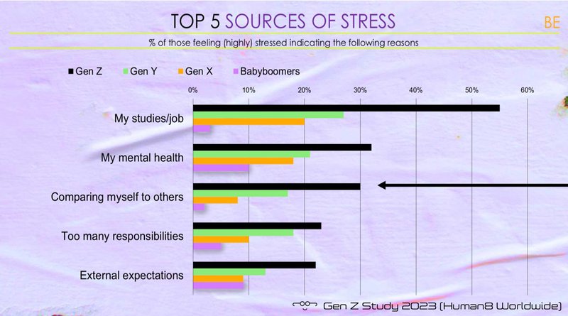De eisen van Gen Z - Top 5 sources of stress